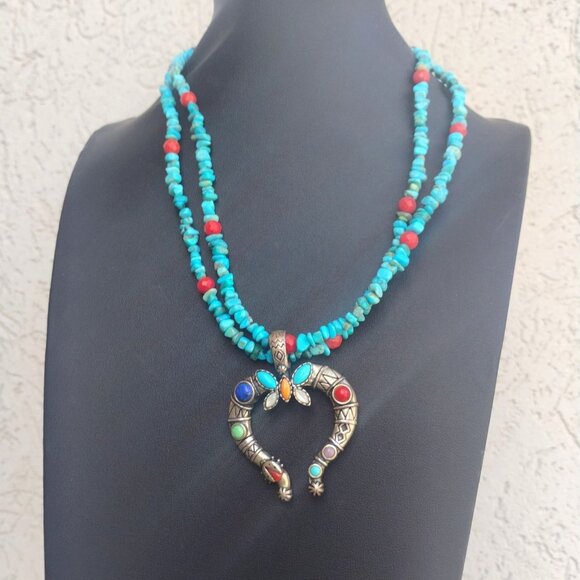 Veronica Dine Carolyn Pollack Necklace Sterling Silver Enhancer Heart Pendant